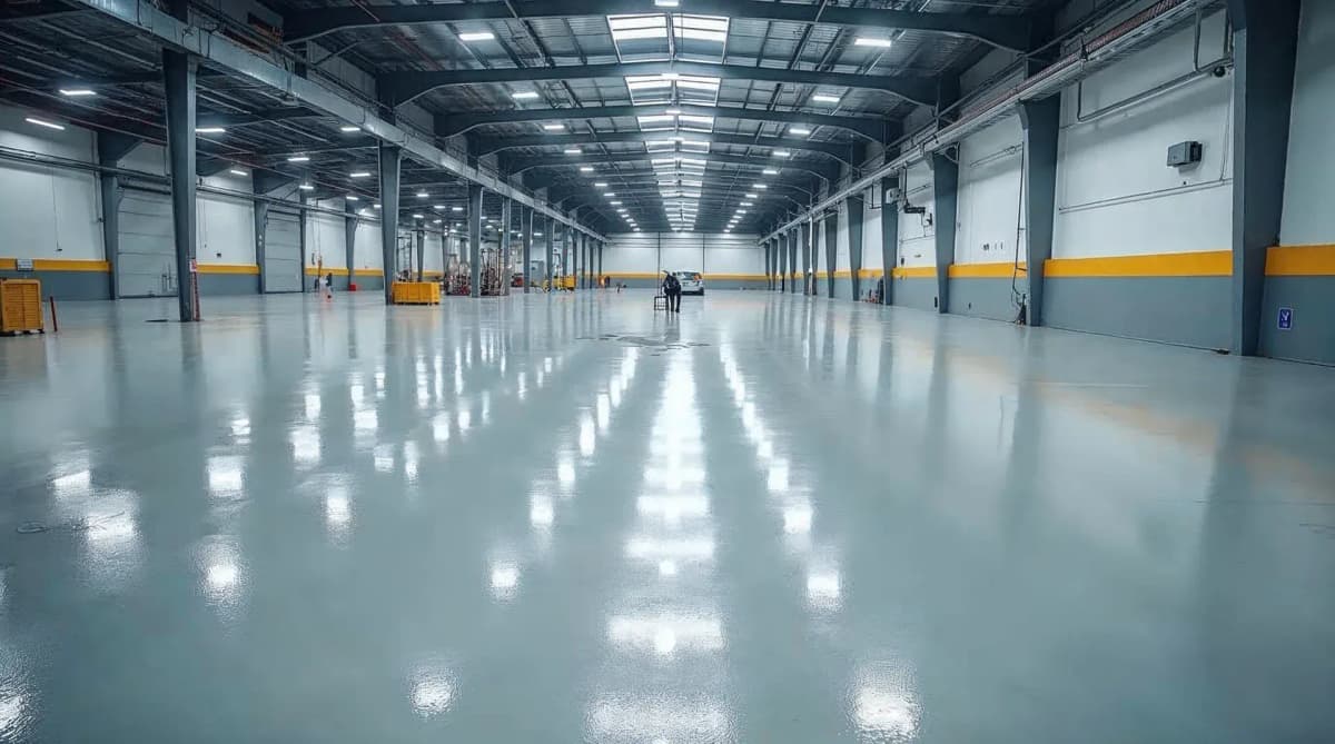 Piso Industrial: Concreto Polido e Epóxi no PIM
