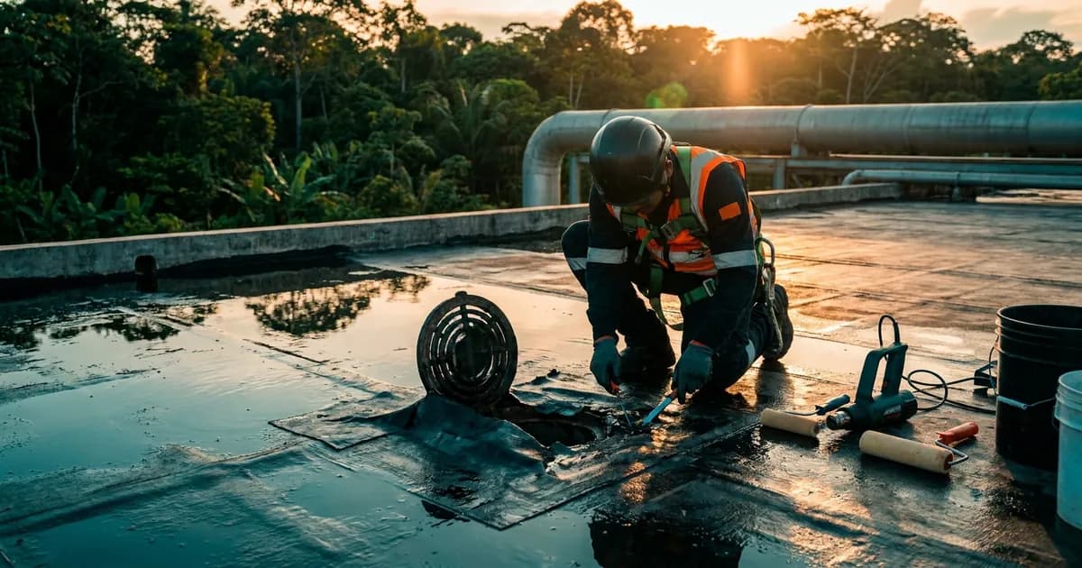 Reparo e Manutenção de Impermeabilização Industrial (Infiltração)