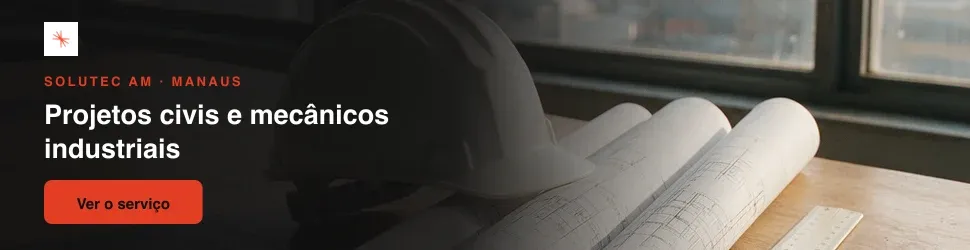 Projetos civis e mecânicos industriais com a Solutec AM