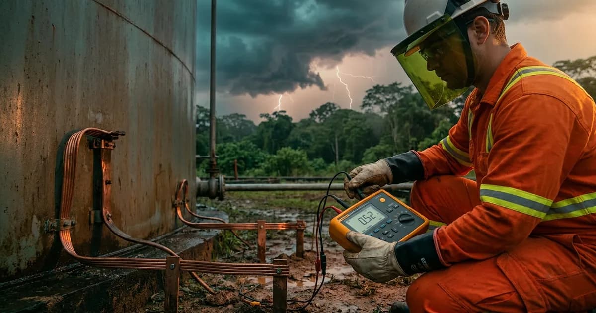Aterramento e SPDA de Tanques na Amazônia — Solutec AM Manaus
