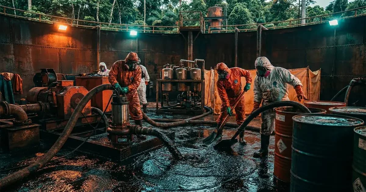 Borra Oleosa em Tanques: Gestão e Destinação — Solutec AM Manaus